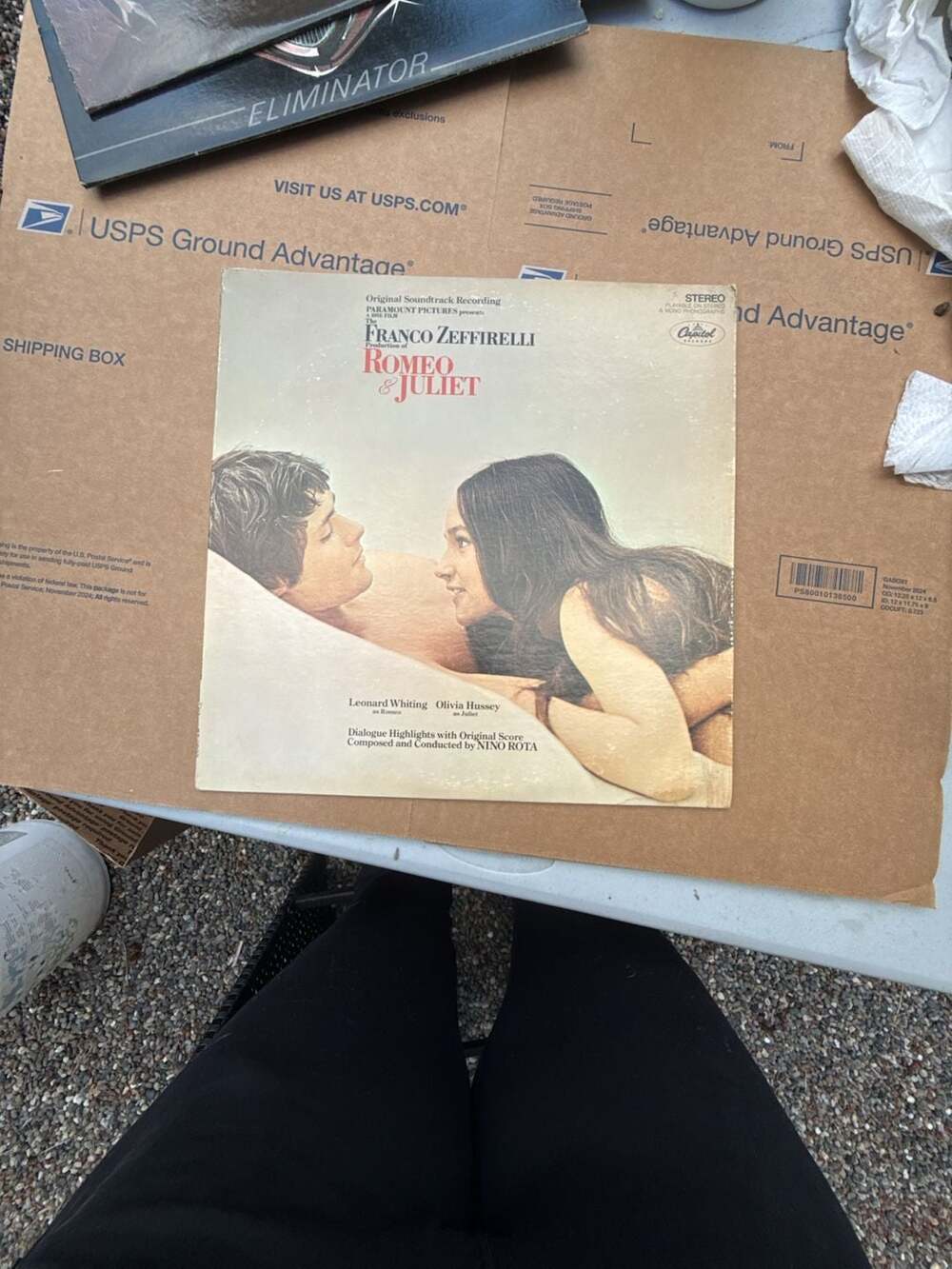 Romeo & Juliet Original Soundtrack LP Vinyl Record Nino Rota Capitol ST-2993